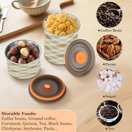 Contenedor hermético de café acero inoxidable 500 ml miniatura 6