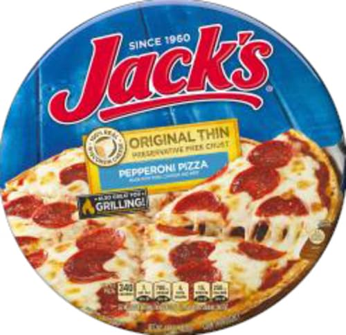 Jacks 288-03-0104 Jack'S Original Thin Crust Pepperoni Frozen Pizza thumb #1