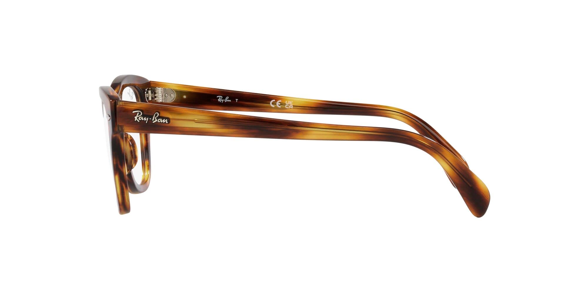 Ray-Ban 0RX0707V Oprawki do okularów, Hawana, 50 Unisex-Dorosły, Hawana, 50