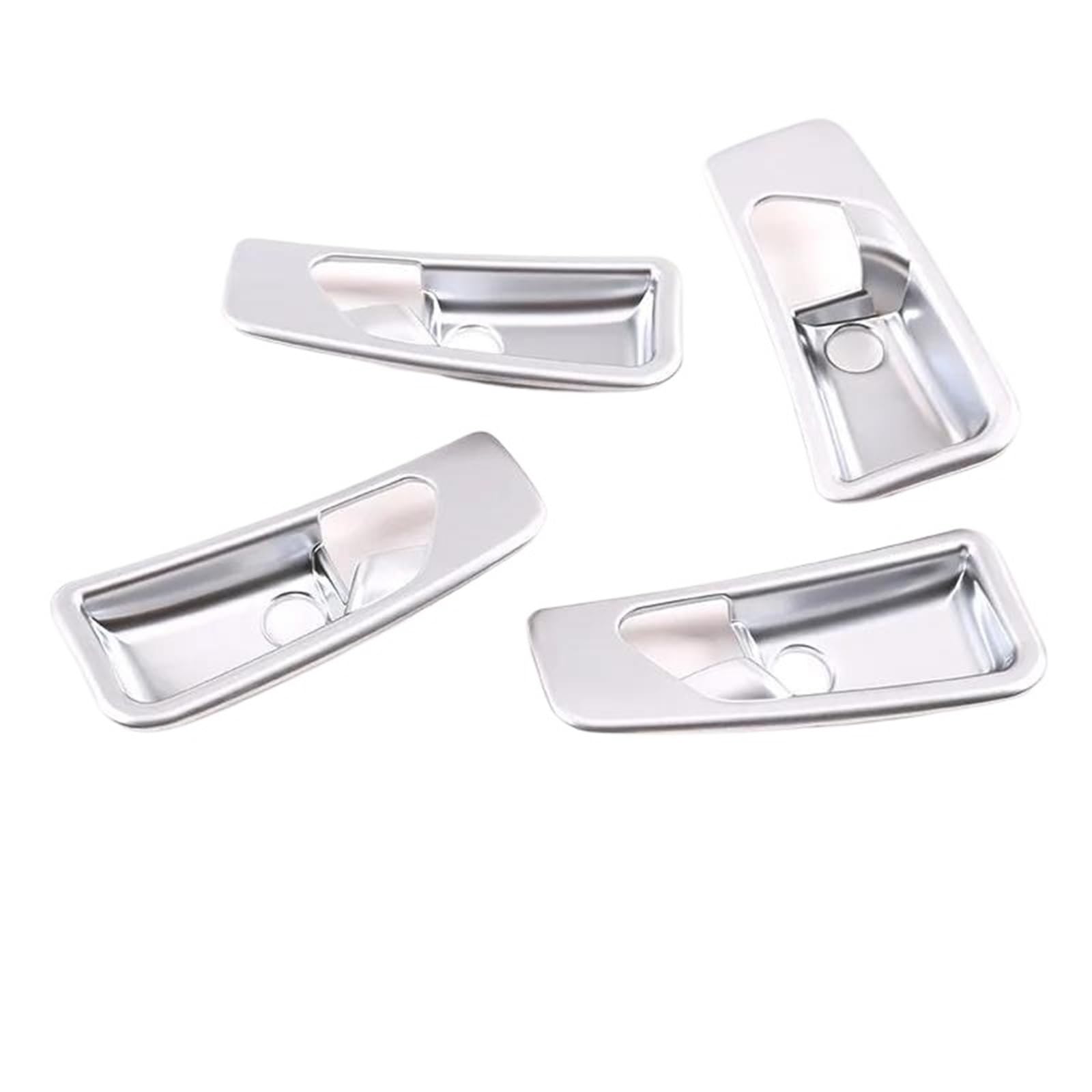 Fhcbutae Silver Interior Car Handle Abs Car Interior Door Handle Cover Bowl Decoration Stickers For Mercedes For Benz G-Class W463 2007-2018(Silver)