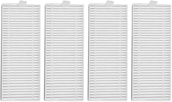 Washable Filter for Redroad for r11 for iclebo GA-Z Robot Vacuum - Fine Dust Trap HEPA Style Replacement Part White 4 Pack4 PACK