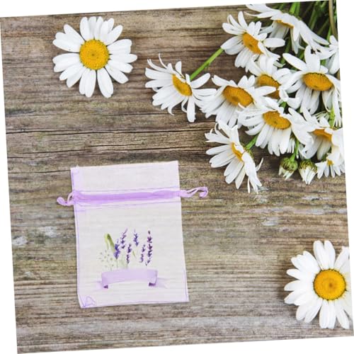 Bolsas de Malla con Cordón Lavanda UKCOCO 20pcs miniatura 7