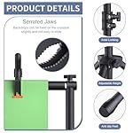 Backdrop Stand 10x7.5ft, Height Adjustable and Width Adjustable Backdrop Stand, Back Drop Stand for Balloon Arch, Photo, Parties - Image 5