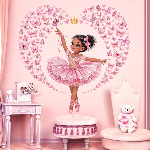 Vinilos decorativos ballerina rosa 30x90 cm miniatura 2