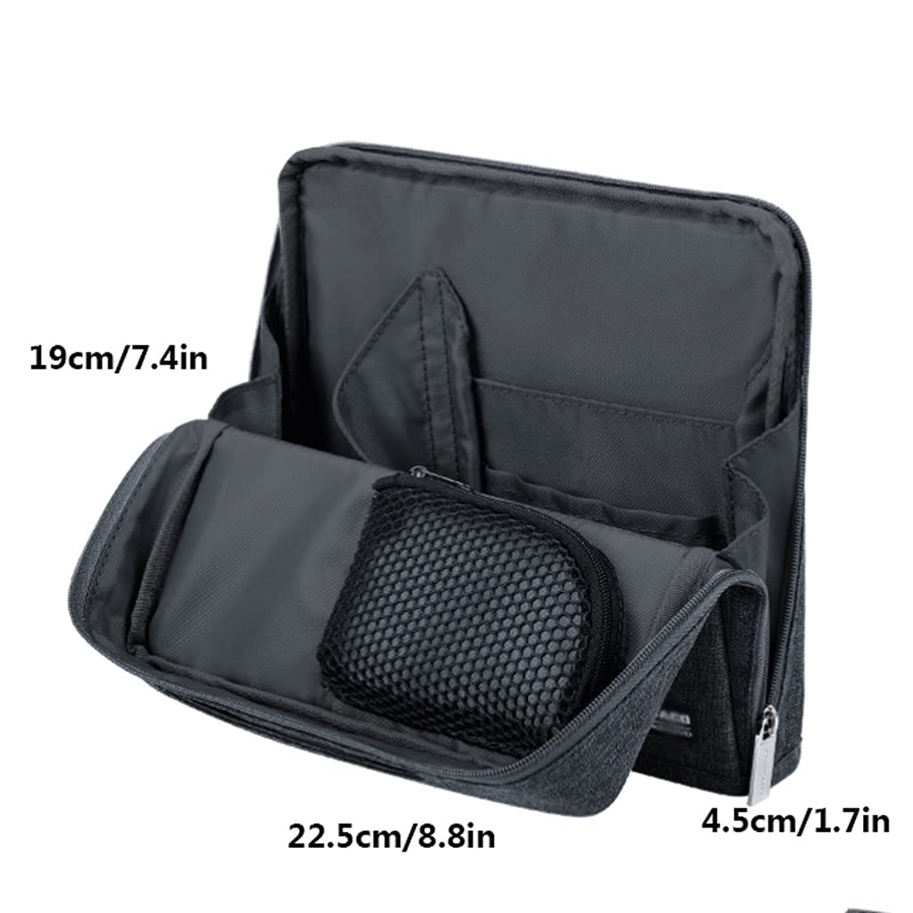 Estuche Caja de lápices con Cremallera Organizador de Pluma de Gran Capacidad para Acuarela Marcadores de bolígrafos Tablet School & Office Suplementos Portátil (Color : Blue)