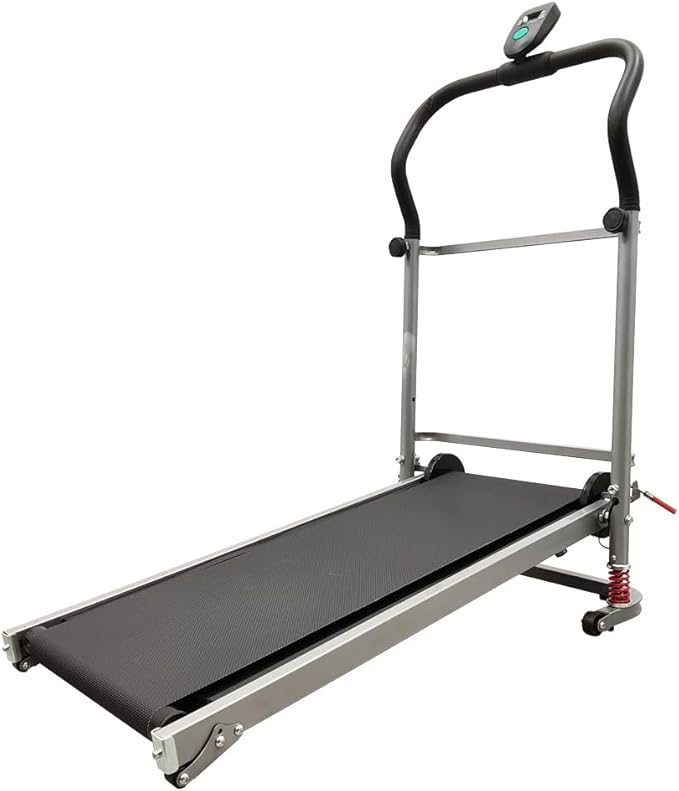 Caminadora Manual Plegable con Inclinación, Pantalla LCD, para Hogar miniatura 3