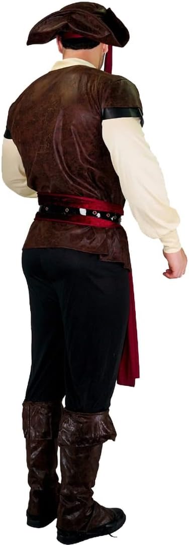 flatwhite Man's Rustic Pirate Costume - Image 3
