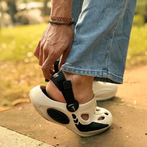 Image of Kickonn Men's Clogs - Slip-On Indoor /Outdoor Clog Shoes with Arch Support, Non-Slip Sole & Cushioned Footbed - Comfortable House, Work, Travel Footwear for Men