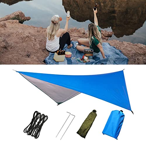 Lona impermeable de 300 cm con toldo multifuncional resistente al viento para hamaca 7