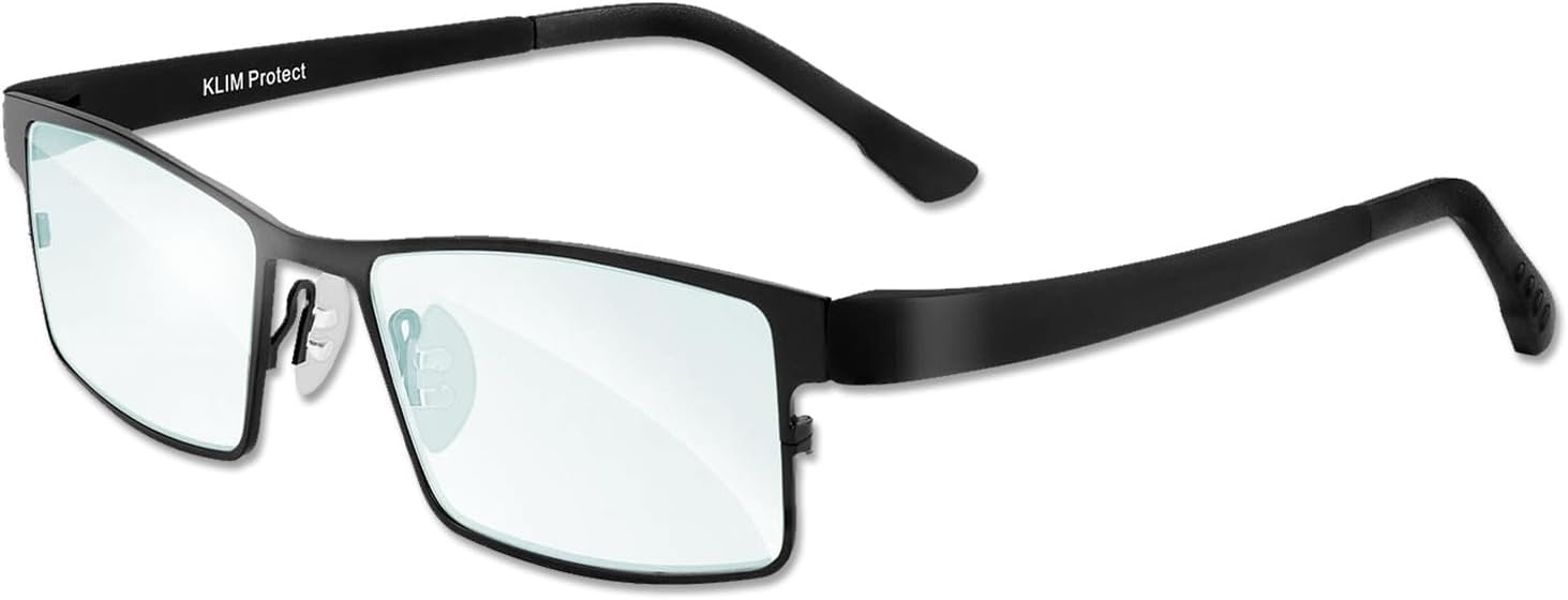 KLIM Protect - NEW Generation Glasses - Protect Yours Eyes Against Harmful Blue Light from Screens - Anti Eye Fatigue Anti UV - for PC Smartphone TV Tablet Screens