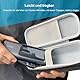 IKSAMY Laptop Powerbank Tasche, Tragbare Reise Koffer Hand Bag für Anker 165w powerbank 25.000mAh externer Akku Zubehör, schwarz (nur Case)