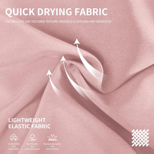 niaahinn Women's Breathable Stretch Scrub Top and Yogger Waisted Pant with Pockets