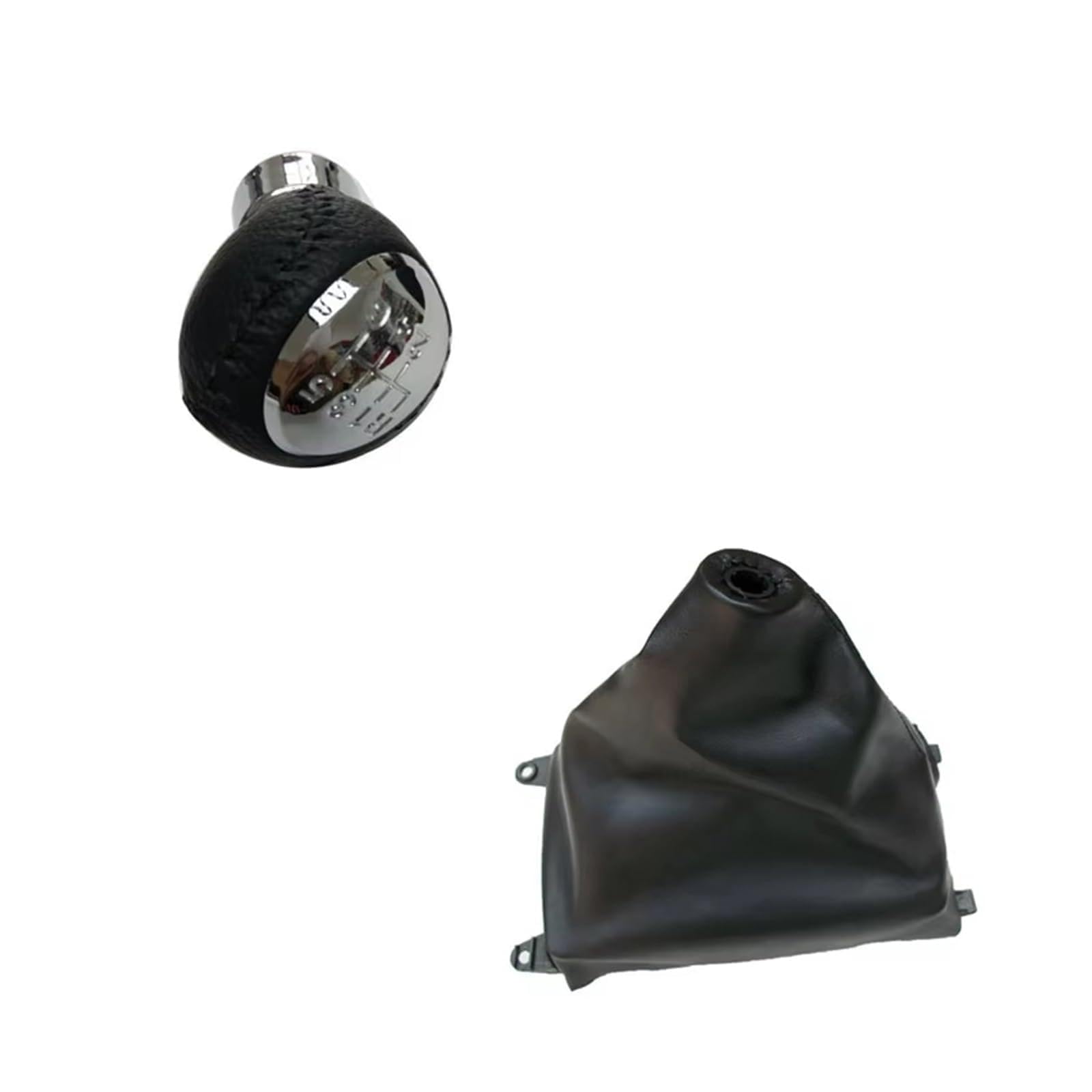 Xkoehxj 6S Knob And Leather Car Gear Shift Knob For Mazda 6 2002 2003 2004 2005 2006 2007 Car Shift Gear Knob Pu Leather Boot Gaitor Gearbox Boot Cover(6S Knob And Leather)
