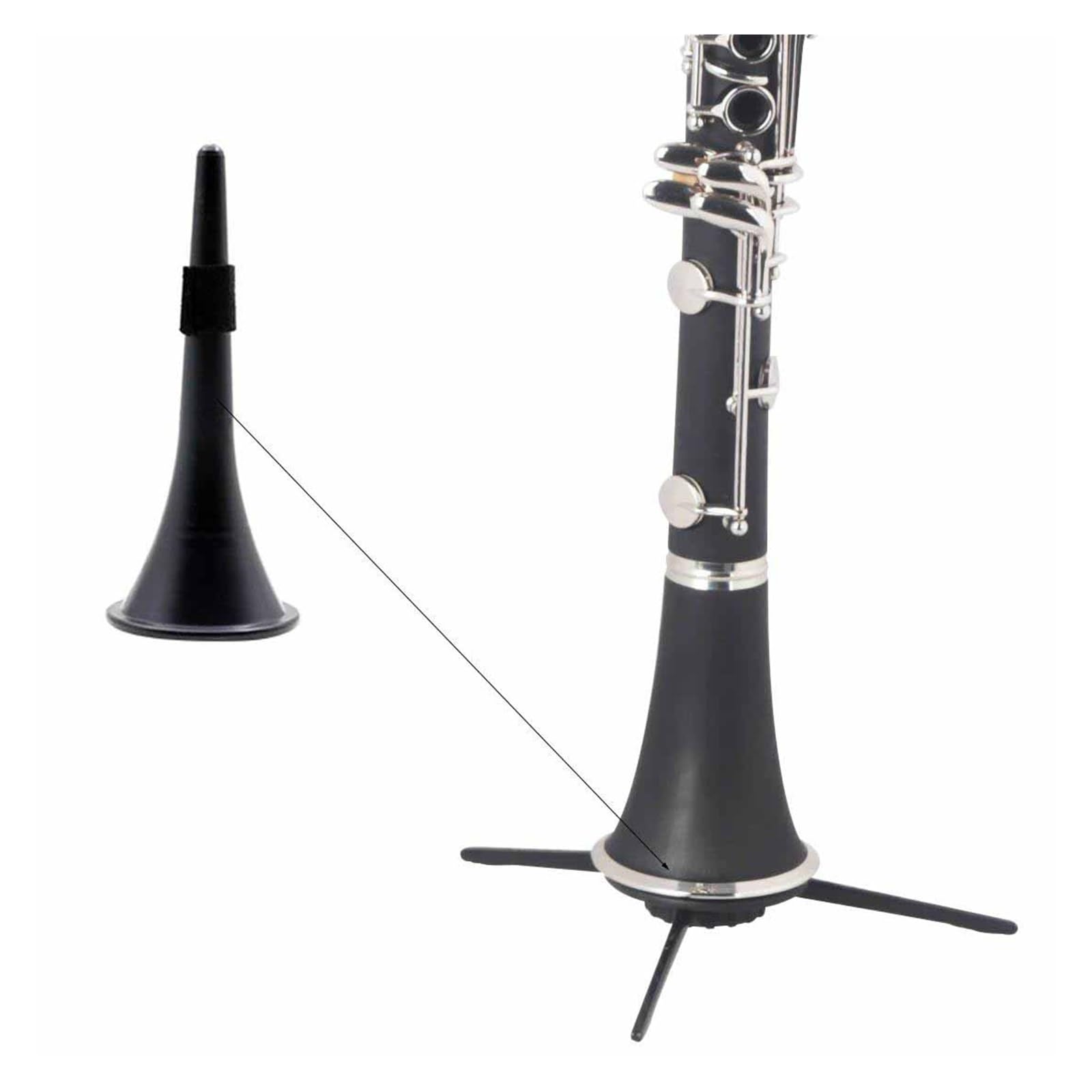 Set clarinetto Kit Di Pulizia Professionale Per Strumenti A Fiato In Sib Per Clarinetto A 17 Tasti