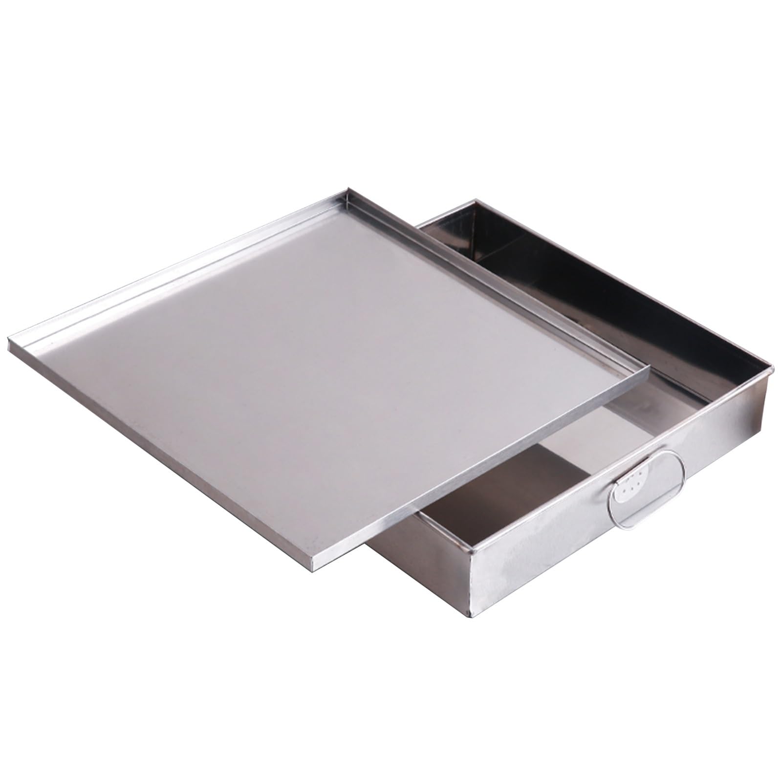Plaque de cuisson en acier inoxydable pour stopper les taches de graisse