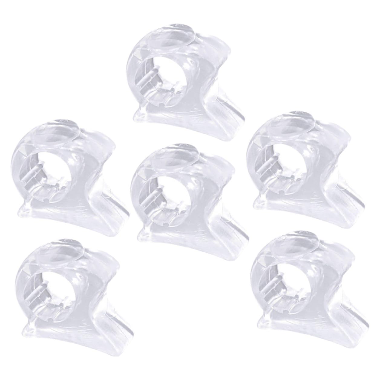 SHERCHPRY 3Pairs Toe Separators for Overlapping Toes Bunion Correctors Foot Toe Adjusters Relief for Friction Comfortable Gel Material for Day and Night Use