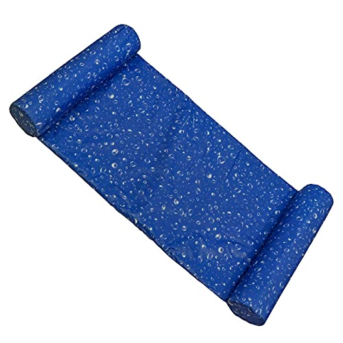 Image of Inflatable Swimming Floating Bed, Water Floating Hammock Pool Float Lounge,Adults Water Bed Lounge, Portable Swimming Pools Hammock Inflatable Floating Bed