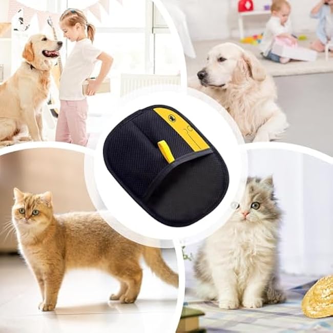 Pet Hair Removal Glove for Cats & Dogs, Upgrade Efficient Grooming Gloves for Pet Hair, Reusable Cat & Dog Hair Remover, Pet Hair Remover Electrostatic Gloves for Washing Deshedding Grooming (2 PCS)-v8EyJwLV