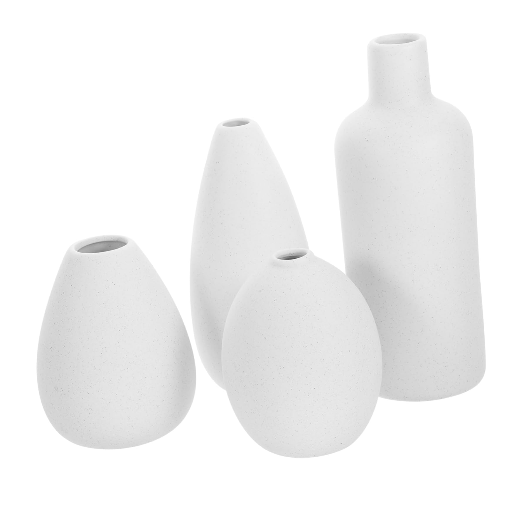 TOPBATHY 4pezzi Vasi in Ceramica Per Fiori Vasi Decorativi Per Composizioni Floreali Secche Da Tavolo Per Pranzo Per Libreria