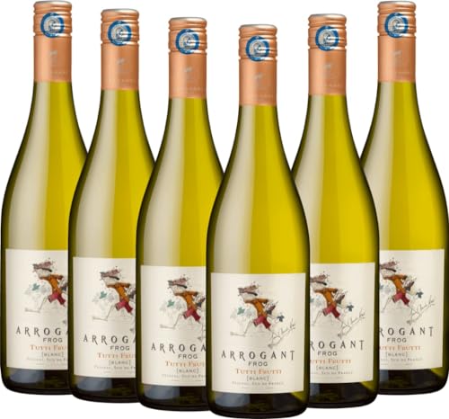 Tutti Frutti Blanc - Arrogant Frog - Weißwein 6 x 0,75l VINELLO - 6er - Weinpaket inkl. kostenlosem VINELLO.weinausgießer
