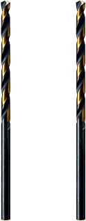 MAXTOOL 4.2mm 2pcs Identical Jobber Length Drills HSS M2 Twist Drill Bits Metric Fully Ground Black & Bronze Straight Shank Drills; JBM02H10R042P2