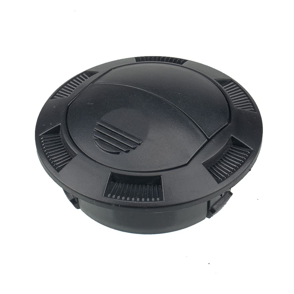 Sortie De Climatisation 100/76/47 Mm Gris Rond ABS Universel