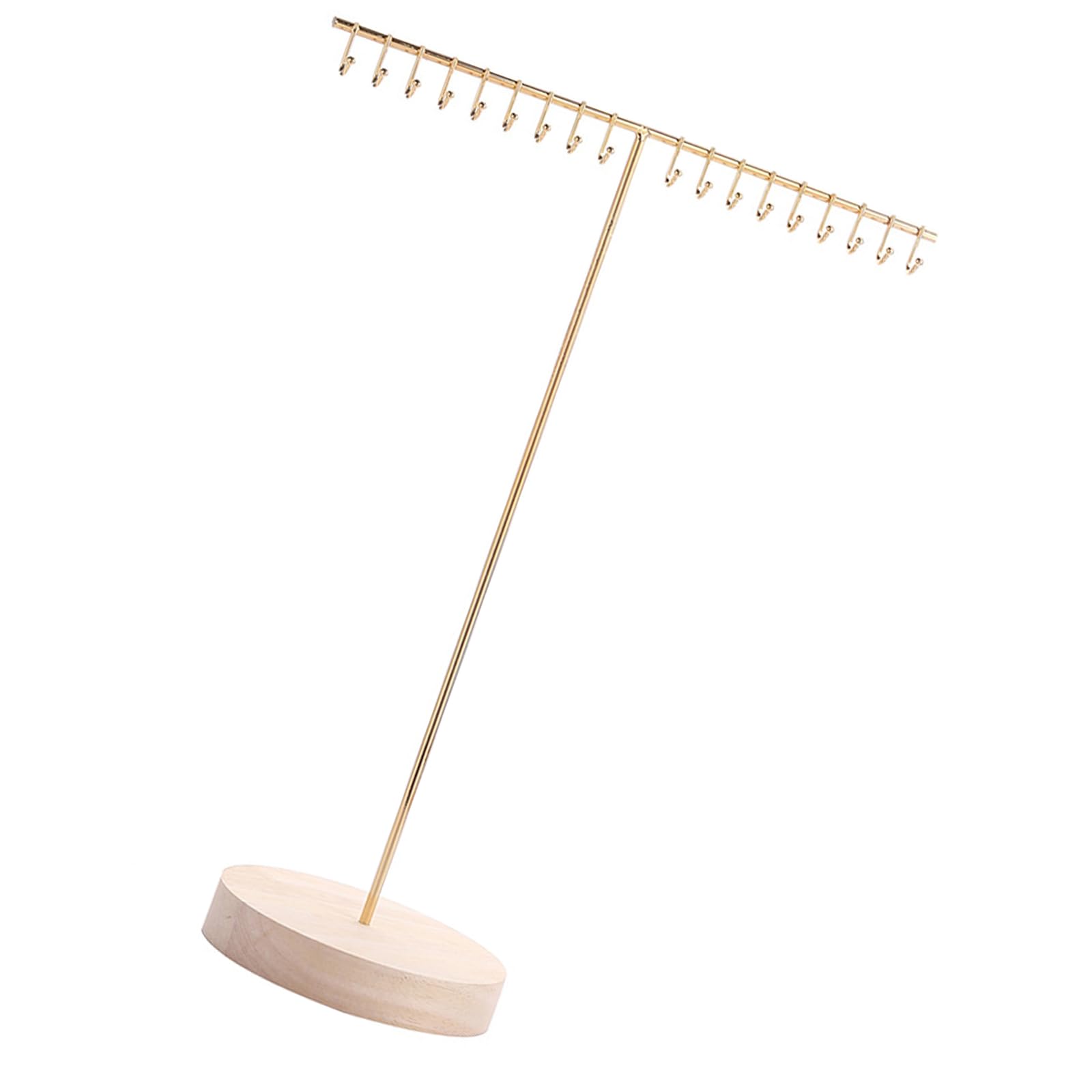 Iron Necklace Holder Stand Practical Iron Necklace Display Stand with Multiple Hanging Options for Women Rustproof Metal Rack, フリーサイズ