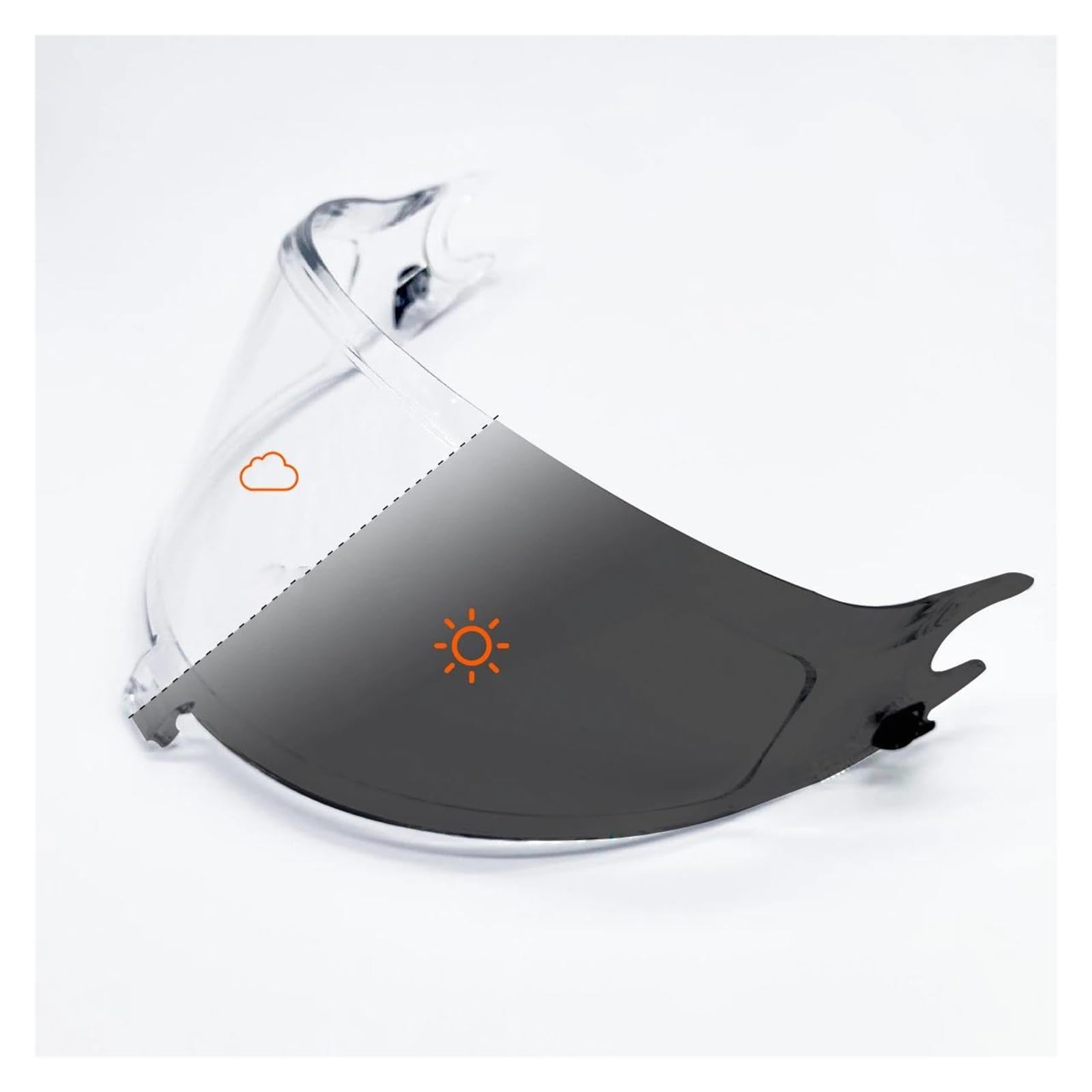 LIYANFENG Lente per casco da moto compatibile con SH&AR&K SP&&TA&N RS(Photochromic visor)