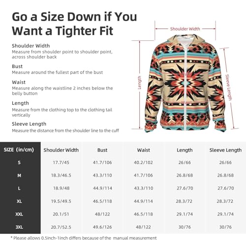 UPF 50+ Sun Protection Hoodie Long Sleeve Native American Patterns Sun Shirt Rash Guard Fishing Shirts for Men2