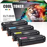 laserdrucker farbige streifen Packungsinhalt: 1 Schwarz CLT-K504S, 1 Cyan CLT-C504S, 1 Gelb CLT-Y504S, 1 Magenta CLT-M504S, CLT K504S C504S Y504S M504S 504S Druckerpatronen (Mit Chip,nicht Original)