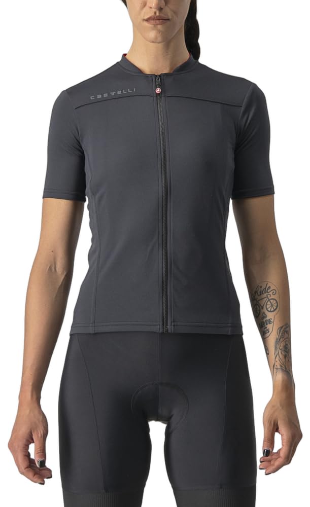 CASTELLI 4520068-085 Anima 3 Jersey Sweatshirt Women's Light Black/Red XL