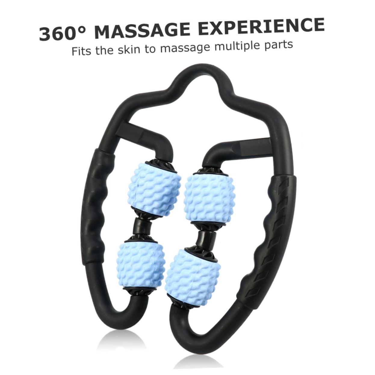 Gatuida Leichte Muskelrelaxans Massagerolle aus PP mit Elastischem Halter und Verstellbarer Breite zur Entspannung Beine und Oberschenkel