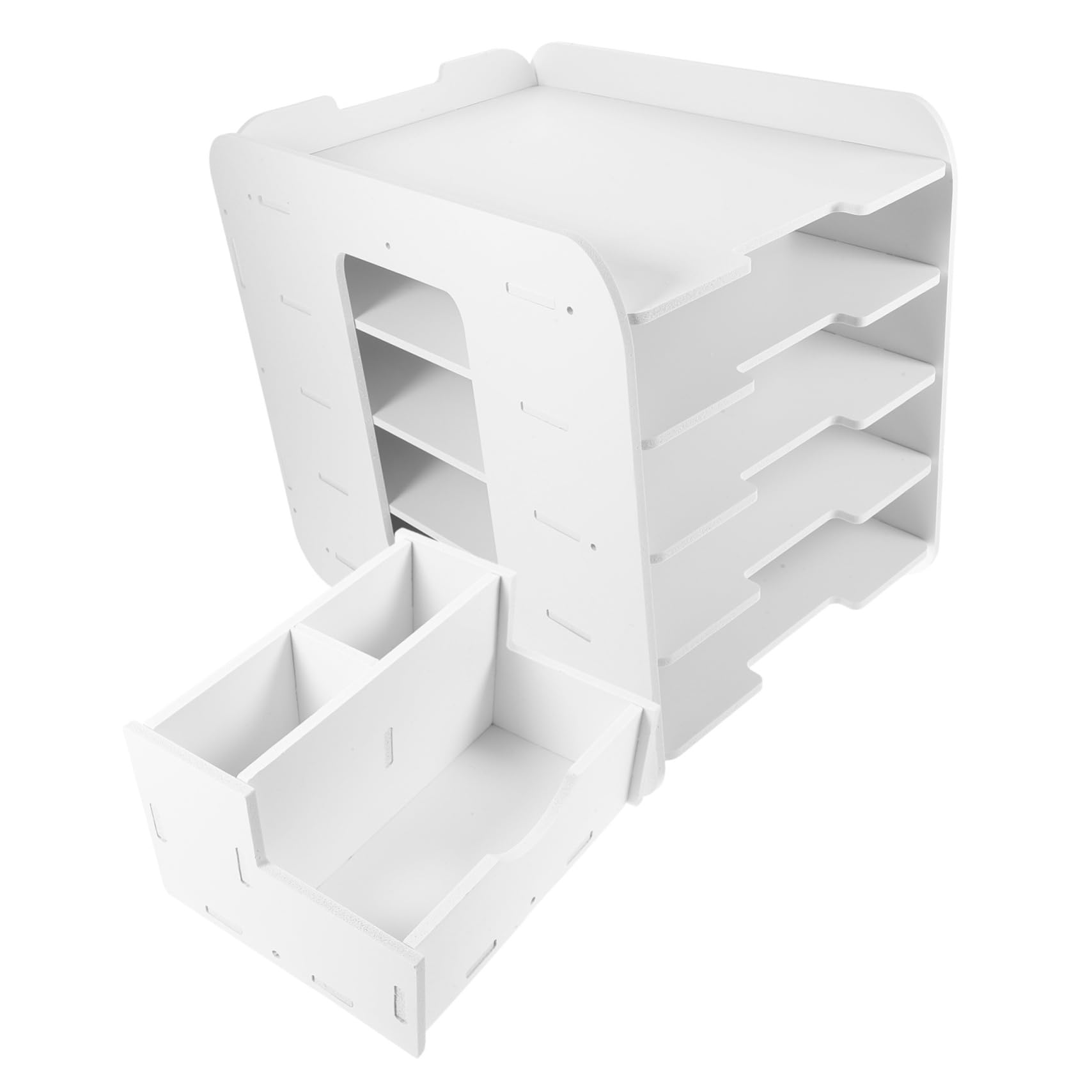 Portadocumenti Multi-tier Organizer Per Scrivania Ripiani Per Fatture e Riviste Design Per Facile e Resistente