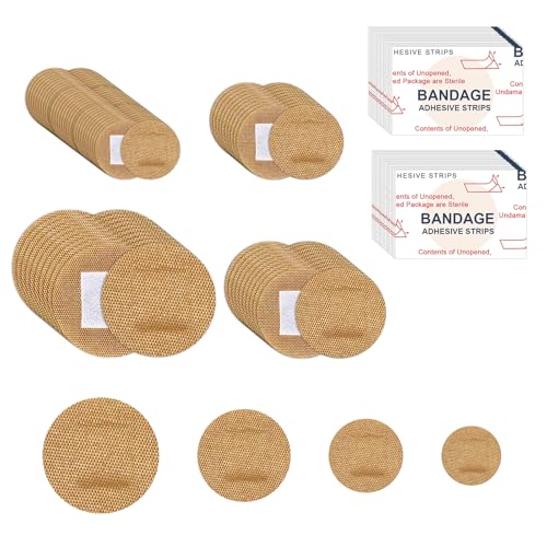 DASHUI 270 Stück Pflaster Rund Elastisches Gewebe Kleine Runde Pflaster Hautfreundliche Rundpflaster Klein für Gesicht Nase Hände