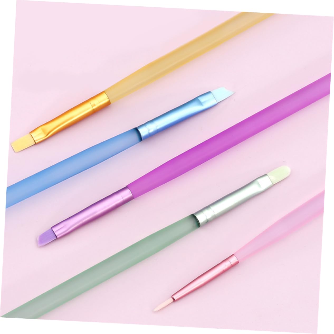 Beaupretty 25pièces Pinceaux Nail Art Pour Gel à Ongles Outils De Manucure Diy Pour Salon à Domicile Et Professionnel