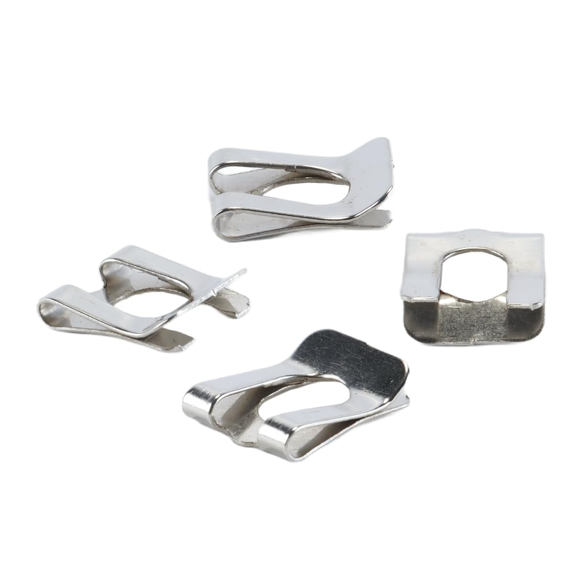 20 pezzi di fissaggio a clip a forcella per perno diametro M6 nichel 65 manganese clip di fissaggio rapido morsetto dado a U clip vite (11,3 x 14,2 mm)