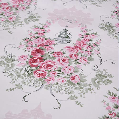 Fadfay Floral Bed Sheets 4Pcs Twin Xl 100% Cotton Deep Pocket Fitted Sheet Sets Lightweight Soft Rose Bed Sheets For Girls All-Season Use #TOP4