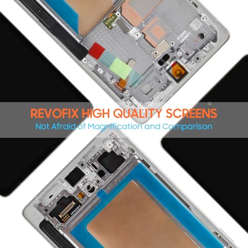OLED for Samsung Galaxy S25 Ultra 5G Screen Replacement for Samsung S25 Ultra 5G LCD Display SM-S938U SM-S938U1 SM-S938B Touchscreen Digitizer Glass Assembly (Silver with Frame,US Version) by Revofix - Used condition - Image 5
