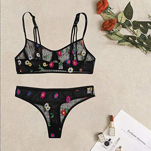 Sous-vêtements érotique ensemble dames chic en dentelle fine - 2