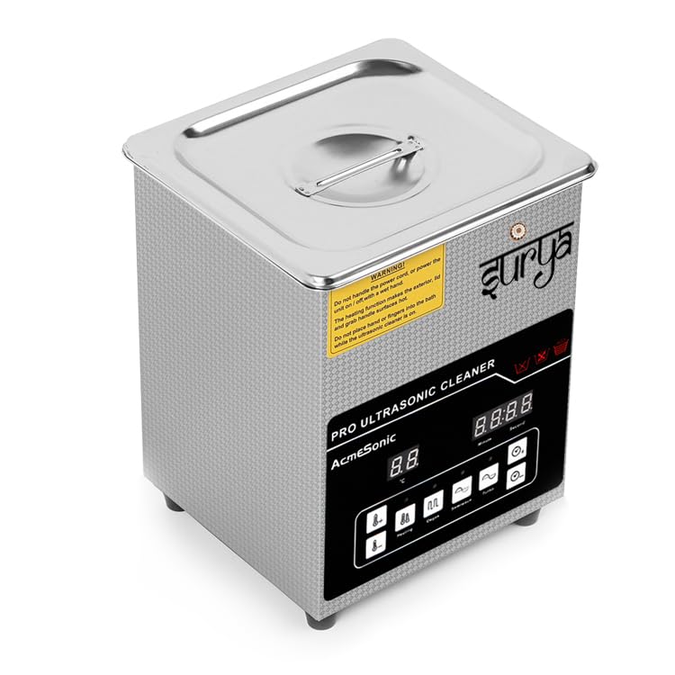Image of Jeweltech Ultrasonic Machine 2L Cleaner with Auto Digital Timer and Heater, Professional 42kHz Retainer Denture and Jewelry Cleaner, Home Ultrasonic Cavitation Machine for Glasses Watches