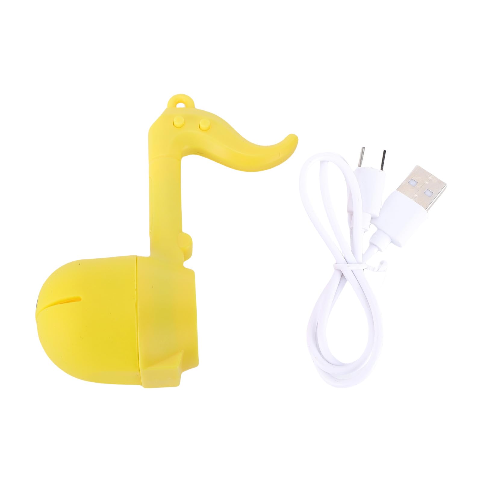 Yctze Instrumento de Música Electrónico Recargable en Forma de Renacuajo, Sintetizador Portátil Theremin, Juguete Musical de Volumen Ajustable para Niños con Función de Aprendizaje (Yellow)