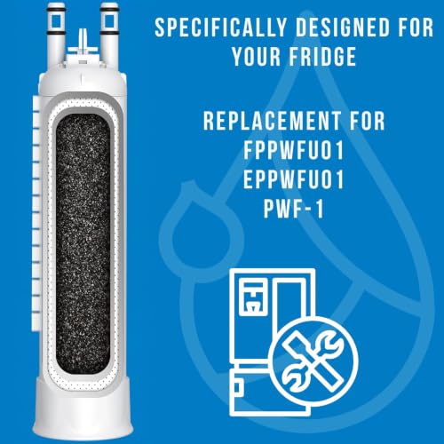 Image of FPPWFU01 Water Filter Replacement-2Packs | Compatible with Frigidaire FPPWFU01 Water Filter, EPPWFU01 PureAdvantage PurePour PWF-1