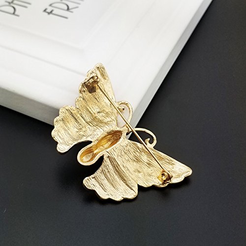 Image of YOQUCOL USA Flag Womens Brooch Pin American Patriotic Enamel Brooches for Women Dress Accessories