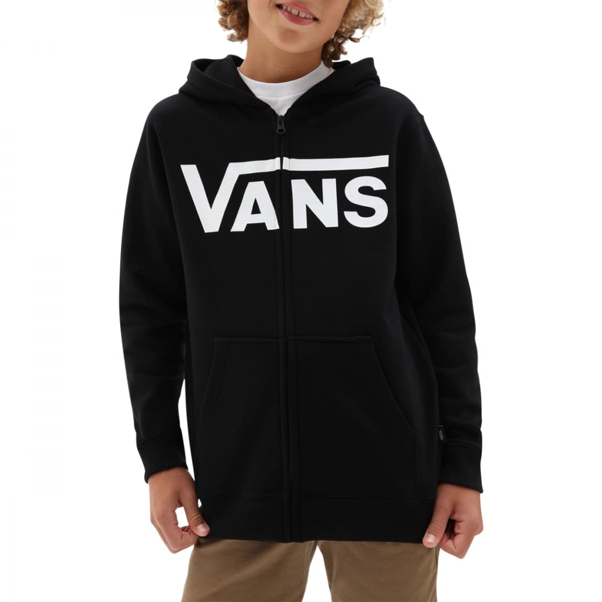 Vans Classic Zip Hoodie II Boys Cappuccio Bambini e Ragazzi