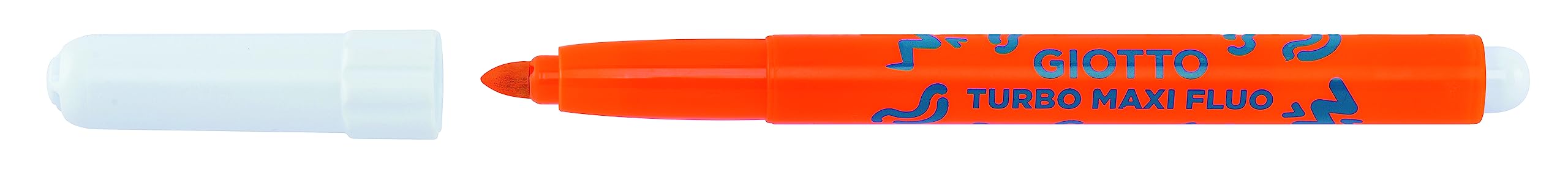 Giotto Turbo Maxi Fluo 8 Pennarelli - Colori Fluorescenti Per Evidenziare E Decorare - Foto 2