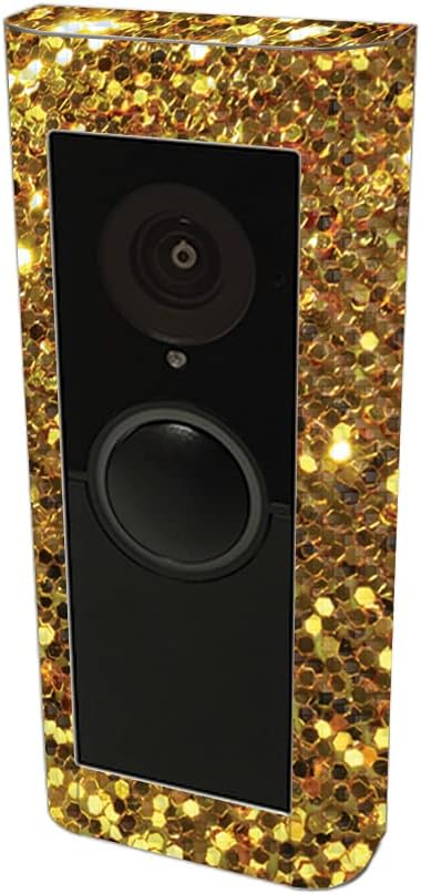 MIGHTY SKINS MightySkins Carbon Fiber Skin Compatible with Ring Video Doorbell Pro 2 - Black Diamond Plate | Protective, Durable Textured Carbon Fiber Finish | Easy to Apply | Made in The USA