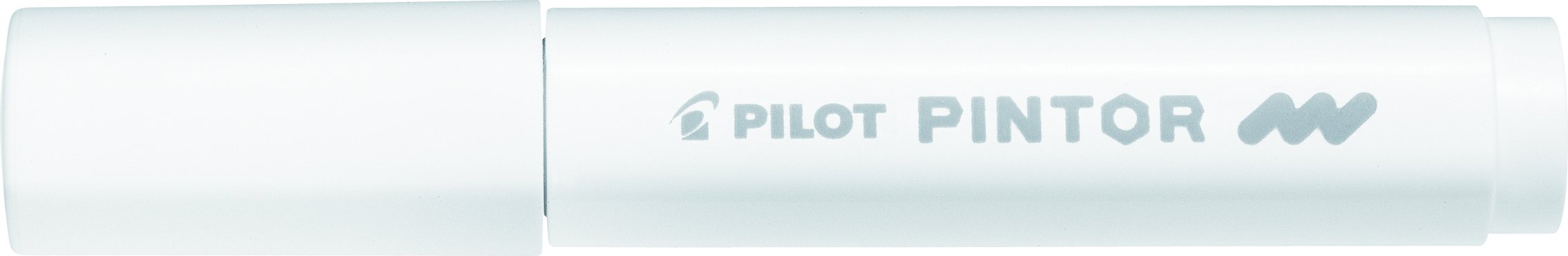 PILOTPintor Multi Surface Medium Line Permanent Marker Pens - Writes on All Surfaces! (White)