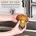 Joie Spud Dude Potato Brush, Vegetable and Fruit Scrubber, Produce Cleaner, Cute Kitchen Gadget, Dishwasher Safe