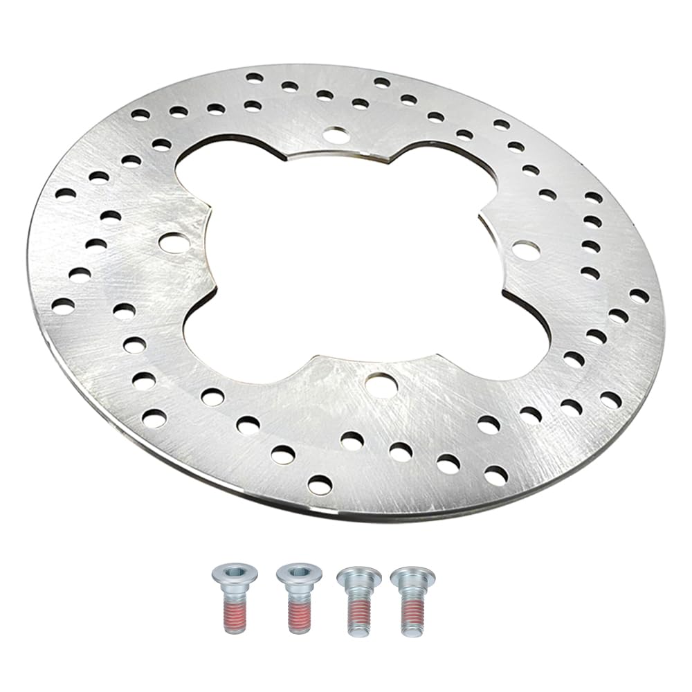 Disco de freno trasero con espárrago compatible con Honda TRX400EX Sportrax 1999-2008 TRX400X 2009 2012-2014 43251-HN1-003 90105-MK5-000