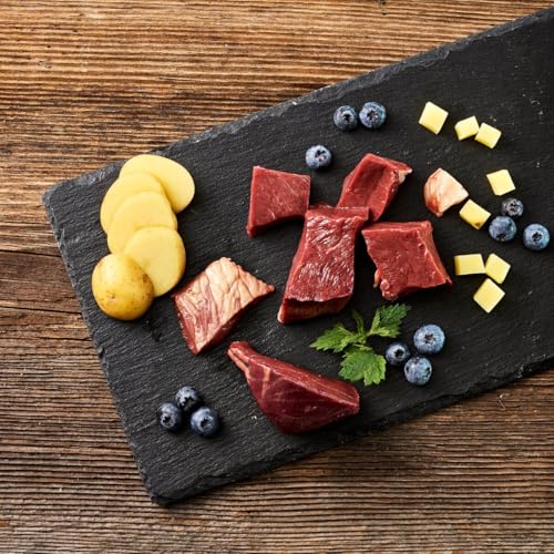 Fleischeslust Wild mit Rind mit Kartoffel & Heidelbeere Wurst (1 x 400 Gramm)